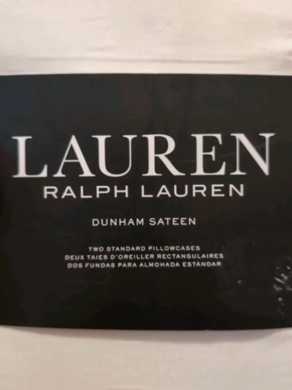 Lauren Ralph Lauren Dunham Cream Dunham Sateen Standard Pillowcases (2)